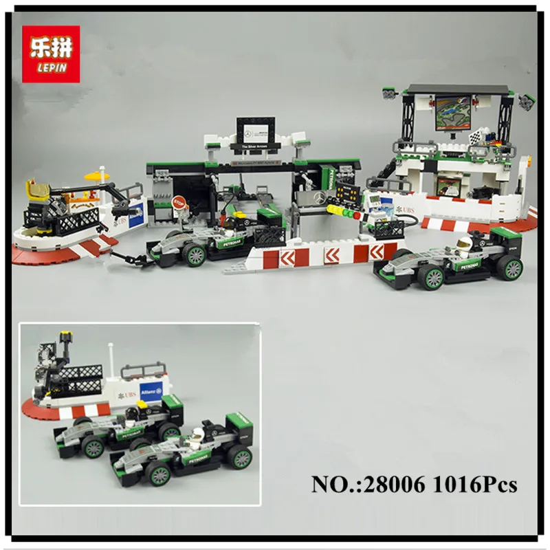 

IN-STOCK Lepin 28006 1016Pcs Super Racer The AMG PETRONAS Formula Team Set Children Educational Building Blocks Bricks Toys Gift