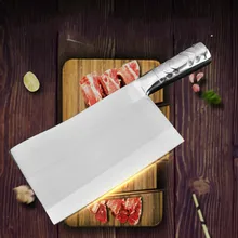 

Professional 8'' Cleaver Jiuwan Knife 4cr13 Mo-V Stainless Steel Chef Knife Kitchen Chop Bone Knife For Cutting Meat Fish