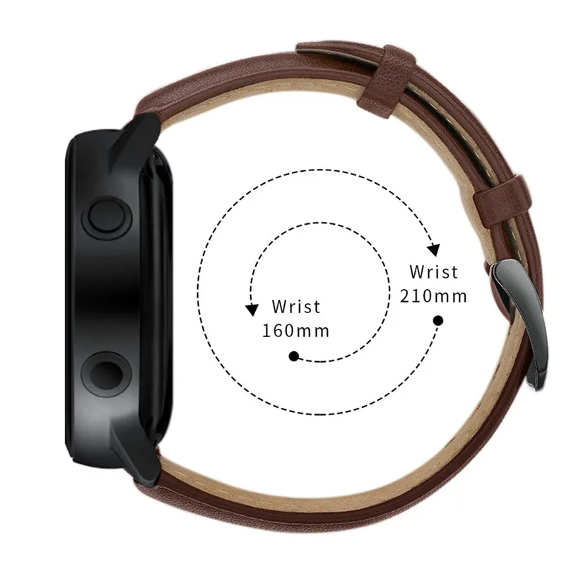 Leather Watch Band Replacement Watch Wrist Strap Band For Samsung Galaxy Watch active 20mm 220mm Softness Elegant 40MR2721