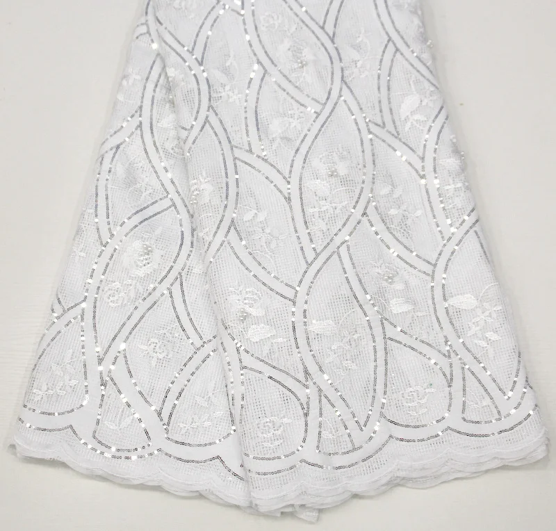 

Hot Sale African Laces Fabric Embroidered Nigerian Guipure French Lace Fabric High quality African French Net Lace Fabric
