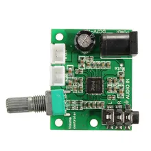 NEW 12V 2X10W Hi-Fi PAM8610 Digital Audio Stereo 2CH Amplifier Board Module Class D DC7V – 15V 32mm X 40mm New Electric Unit