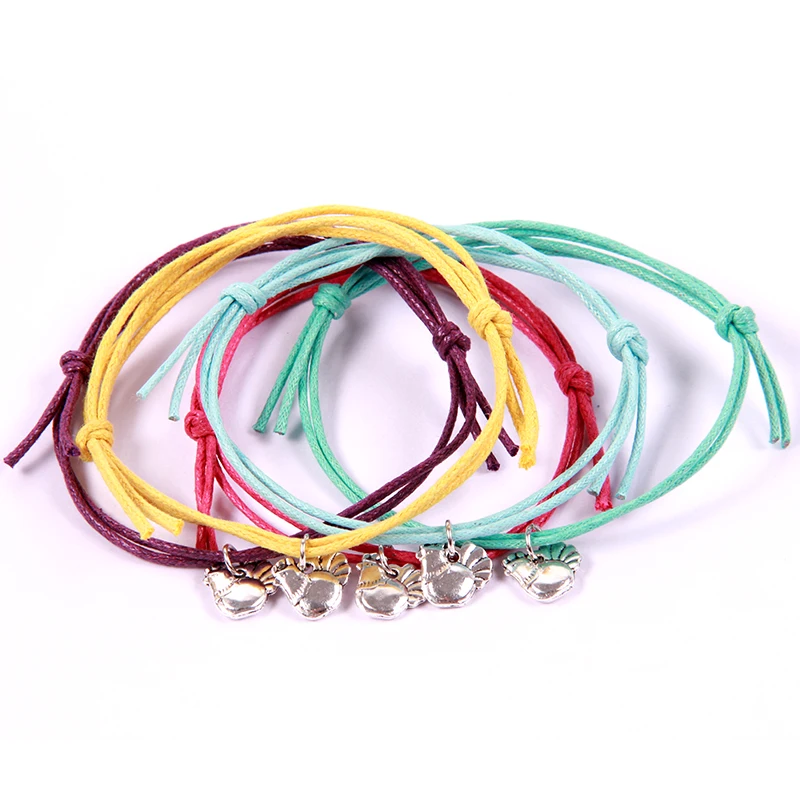 

NCRHGL Multicolor Rope Chicken Bracelets Bangles Charm Braided String Bracelet Jewellery For Women Men Children Birthday Gift