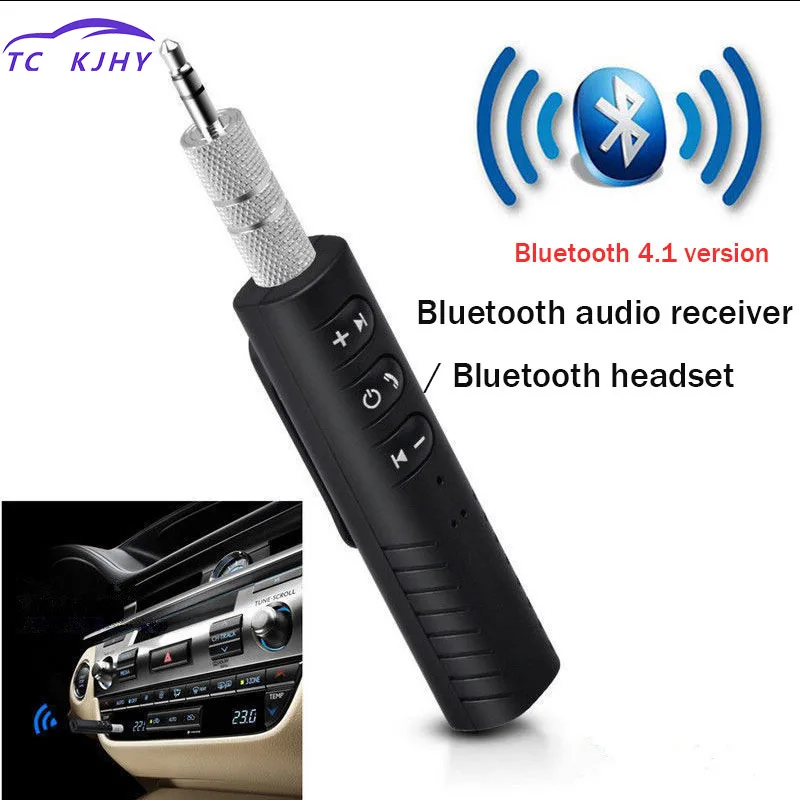 Bluetooth Aux аудио приемник Bluetooth передатчик универсальный 3,5 мм разъем громкой связи Авто Bluetooth автомобильный комплект Музыка наушники адаптер