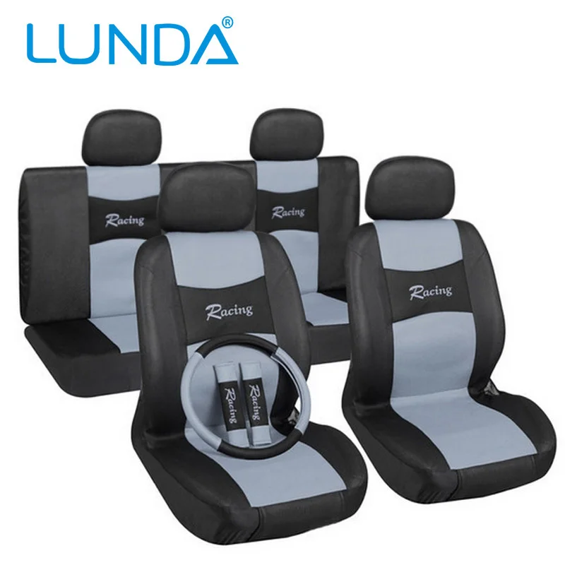Car Seat Cover Classic design .Universal Fit.11Pcs.Set Front .Rear.Rear