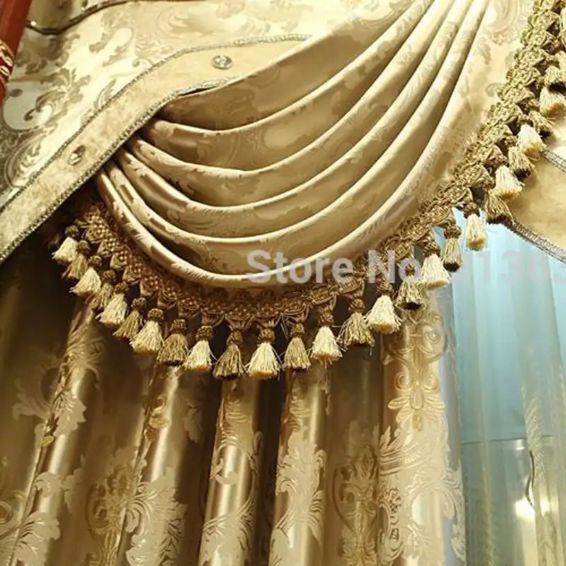 Living Room Beauty Creations Serape Flowers Gold Curtain Sheer