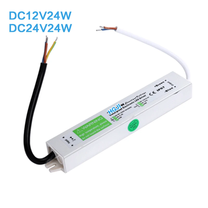 방수 IP67 LED 드라이버 Ac dc 12V/24V 10W 20W 30W 36W 45W 60W 80W 100W 120W 150W 200W 250W LED 스트립용 전원 공급 장치 조명