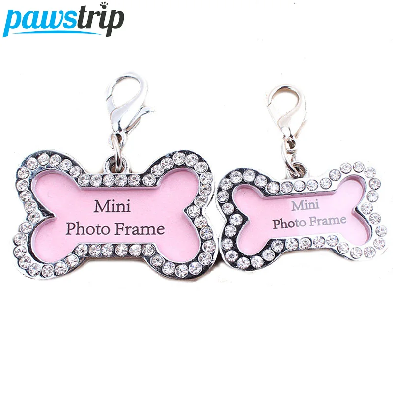 

1pc Bone Shaped Pet Tag Set Lost Dog Id Address Name Label Tag Stainless Dog Puppy Pendant