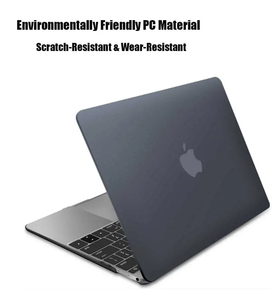 Чехол для ноутбука Sanmubaba для Macbook Air Pro retina 11 12 13 15 дюймов с сенсорной панелью для mac book 13,3 15,4 Кристальный/матовый жесткий чехол