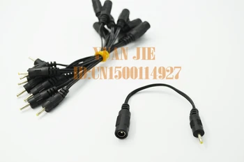 

For moto XOOM MZ604 Free shipping For DC 5.5*2.1mm Female to turn 2.5mm*0.7mm Male Extansion power cable cord with cable