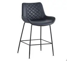 Nordic bar stool casual home modern minimalist creative wrought iron bar chair front desk red coffee high stool Nordic bar stool casual home modern minimalist creative wrought iron bar chair front desk red coffee high stool