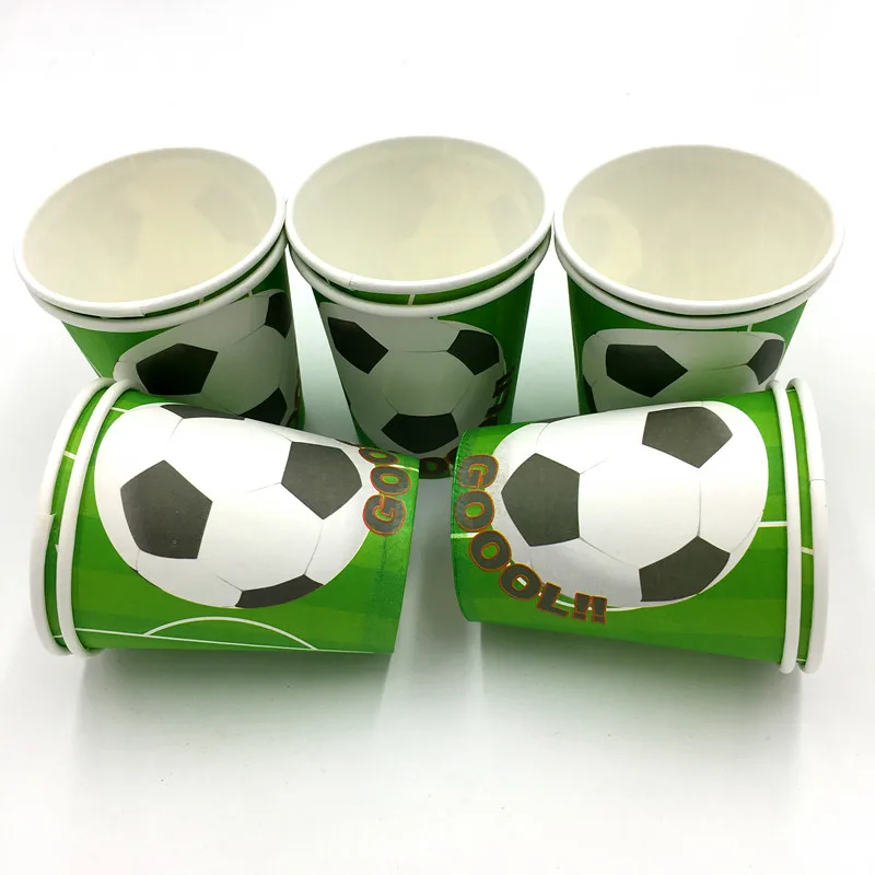 10pcs/lot football cups kids birthday wedding party supplies boys favor