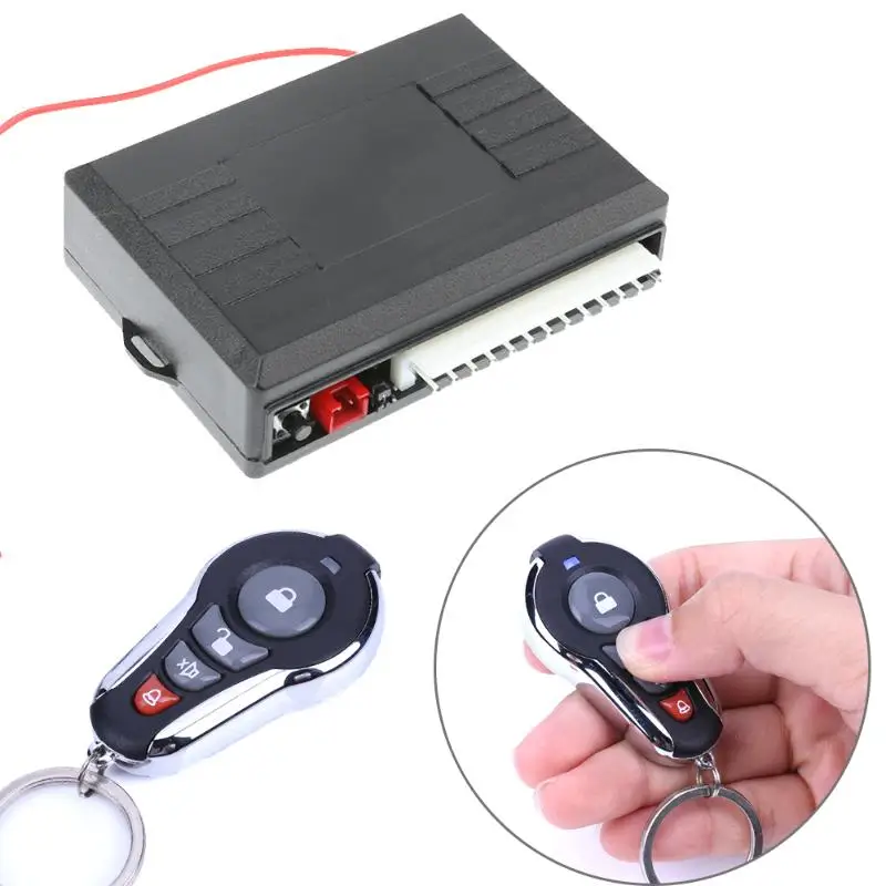 

Universal Alarm Systems Car Remote Central Kit Door Lock Locking Vehicle Keyless Entry System New With Remote Controllers New