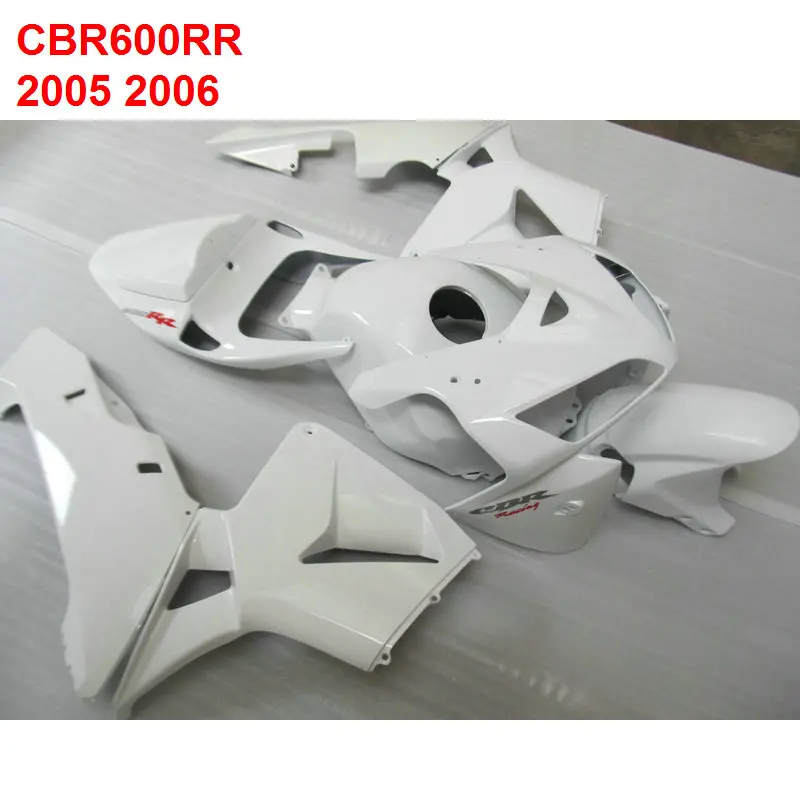 Все белые для HONDA CBR 600RR 05 06 Обтекатели литья под давлением обтекатель комплект #10 |