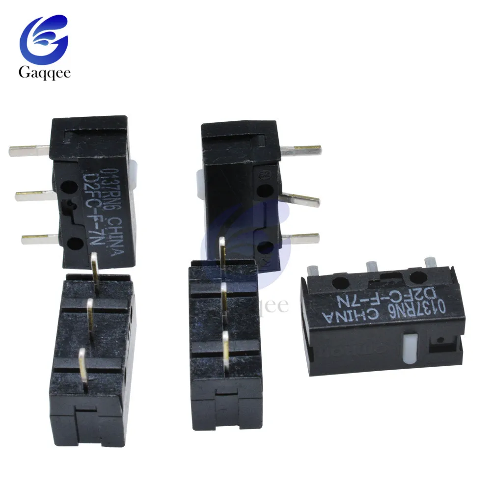 

10pcs Authentic OMRON Mouse Micro Switch D2FC-F-7N Mouse Button Fretting D2FC-E-7N D2FC