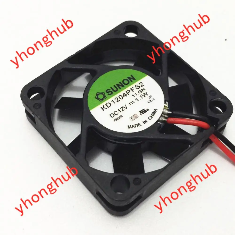 

SUNON KD1204PFS2 11.GN DC 12V 1.1W, 40x40x10mm Server Cooler Fan