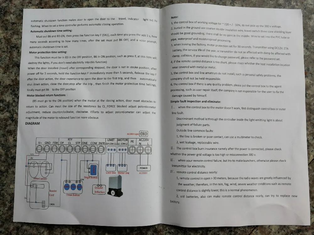 Макс. 750 Вт AC220V раздвижные ворота открывалка двигателя блок управления PCB монтажная плата контроллера электронная карта пульт дистанционного управления опционально