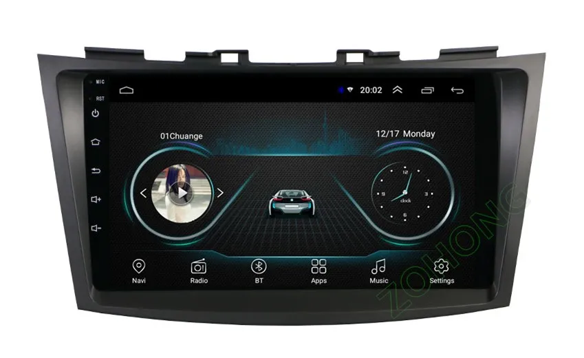 2.5D DSP 4G Android 9,0 Автомобильный мультимедийный dvd-плеер для Suzuki Swift 2012 2013 Автомобильный gps навигатор Авторадио Стерео