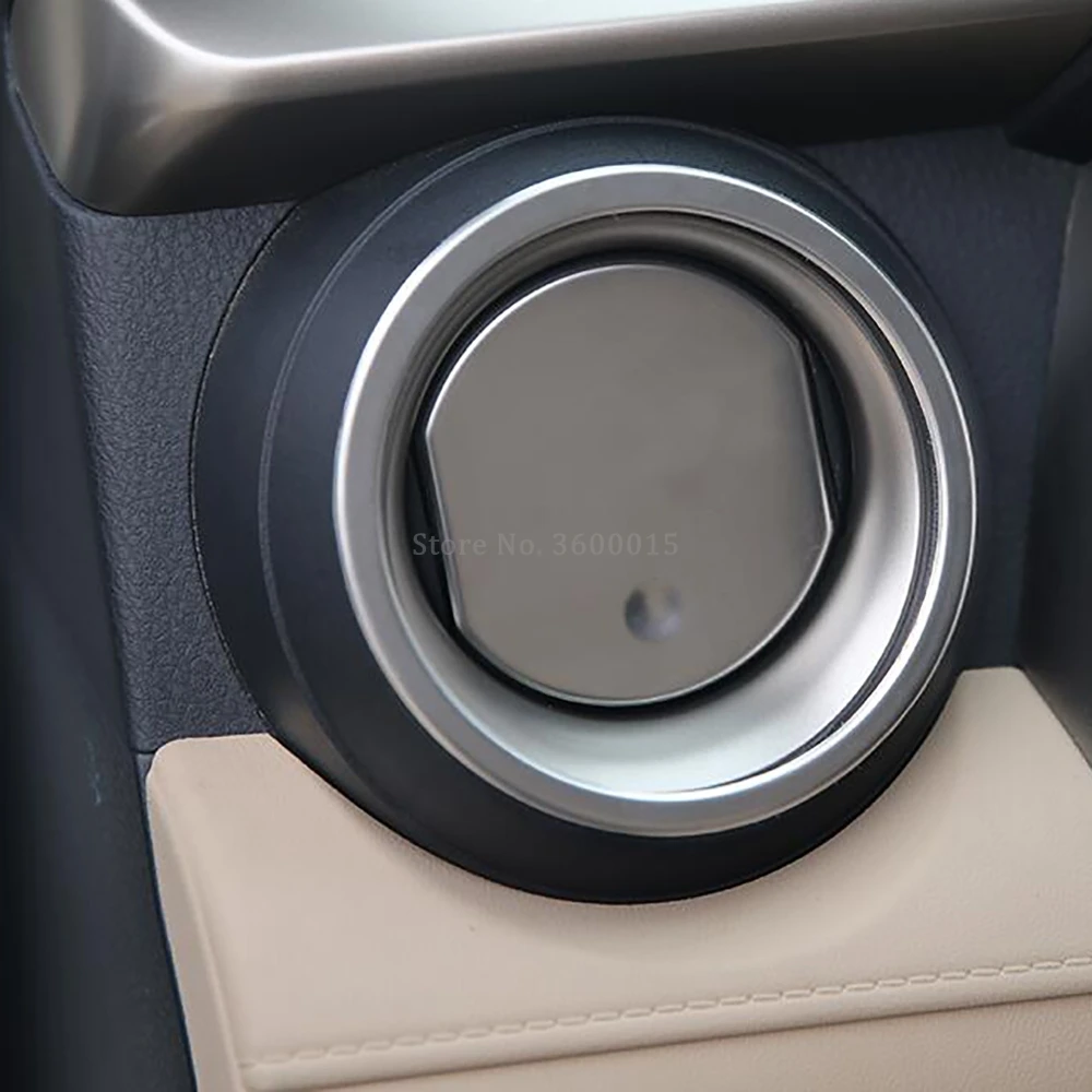 

For Toyota RAV4 RAV 4 2016 2017 Car Styling Parts Air Vent Outlet Cover ABS Matte Molding Trim Interior Decoration Accessories