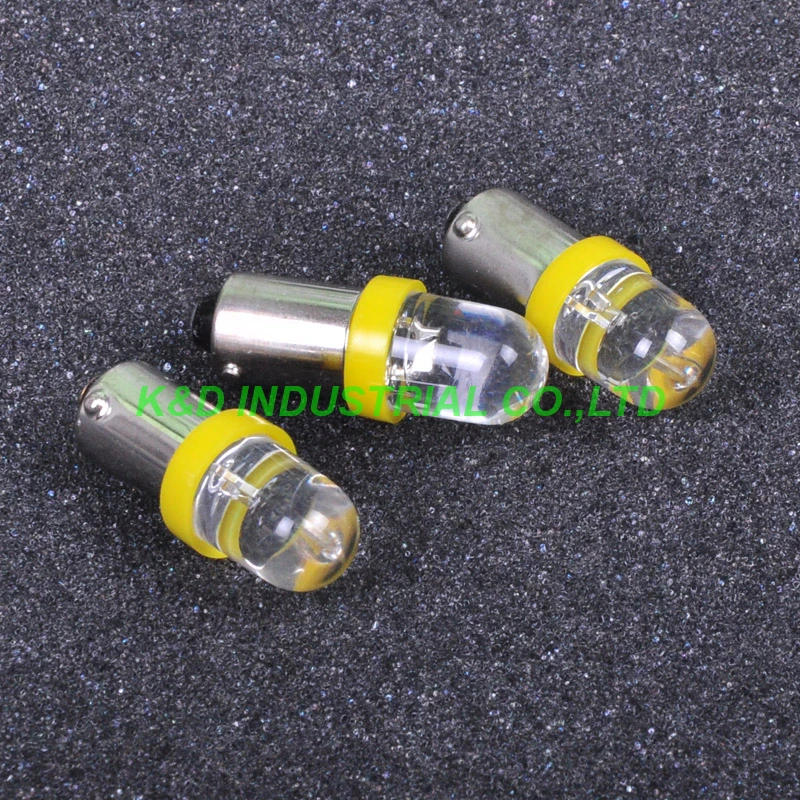 

10pcs LED Pilot Light 6V Yellow BA9S Base Bulb Lam For Audio Amplifier Guitar Amp