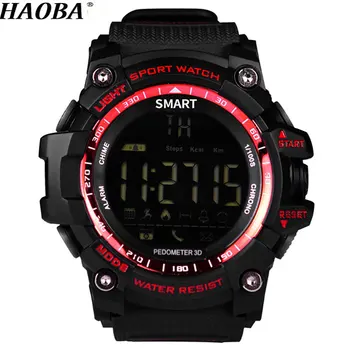 

HAOBA Smart Watch Bluetooth Electronic Watch Alarm clock Pedometer Fitness Waterproof Smartwatch For Android IOS