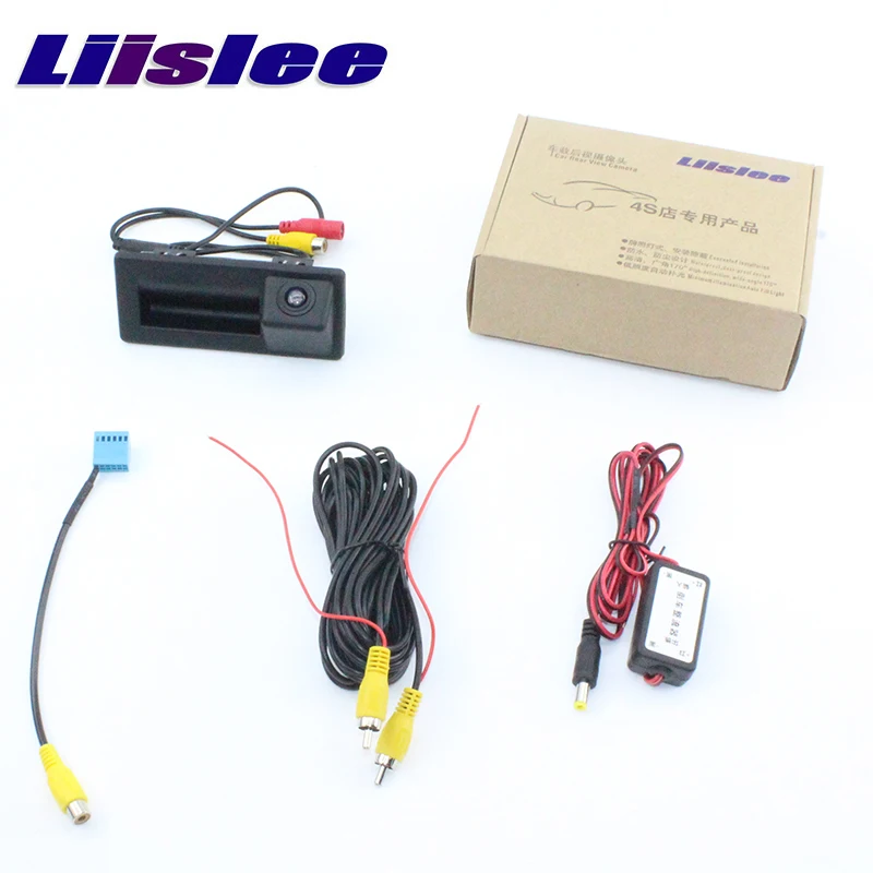 LiisLee for SKODA Octavia MK3 A7 2016 2017 2018 2019 Car Rear View Parking Reverse Camera Original Factory Trunk Handle Camera (3)