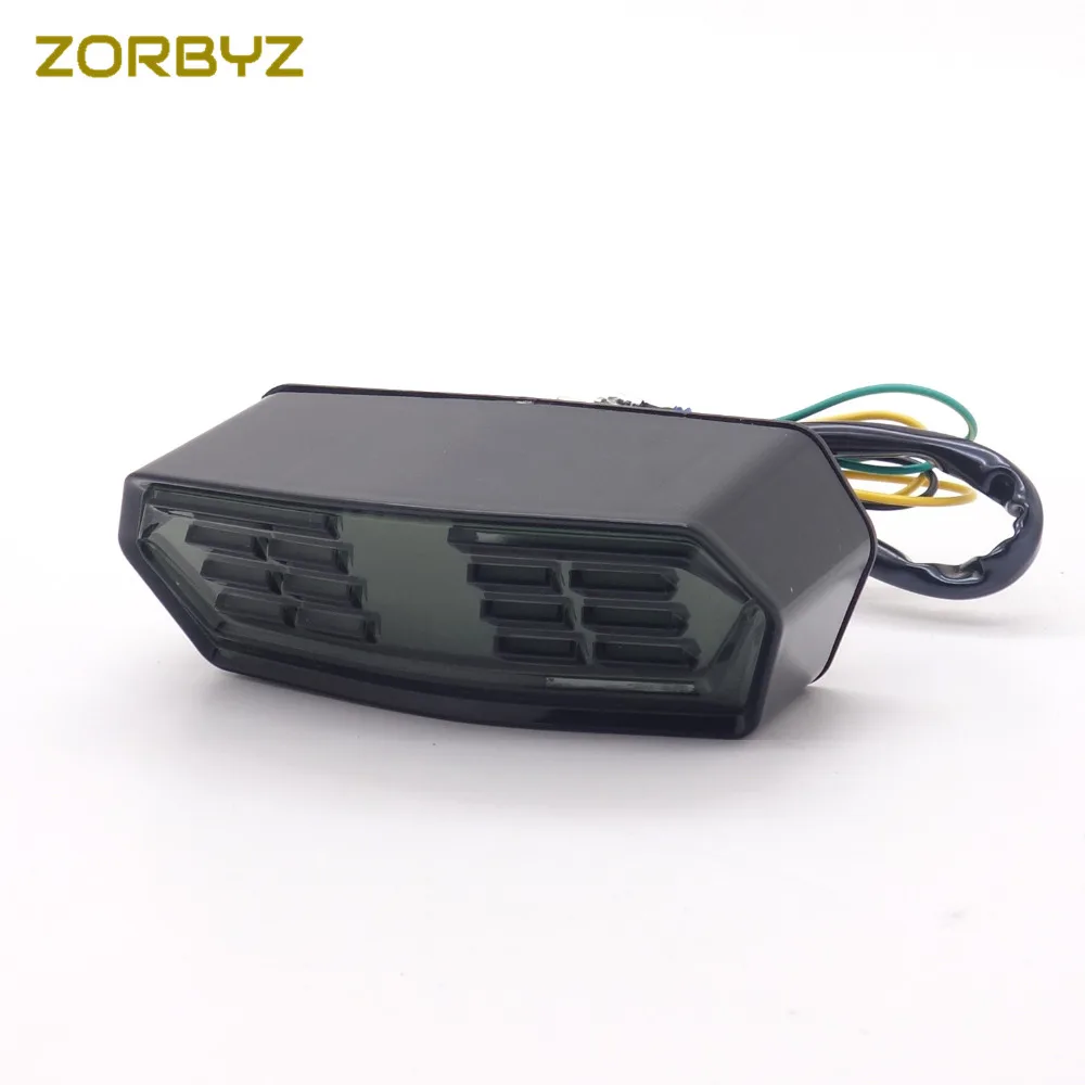 ZORBYZ черный светодиодный хвост тормозной поворотники Light для Honda гром MSX 125 CBR650F CTX700 CTX700N мотоцикл