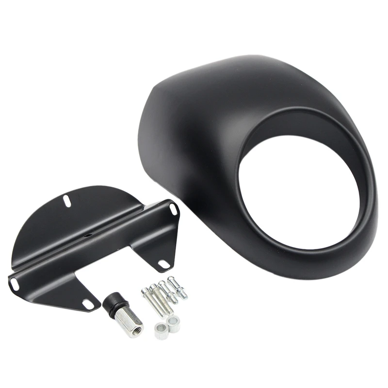 

For Harley Sportster Dyna Fx Xl 883 1200 Headlights Fairing Mask Front Headlights Headlights Forklift Motorcycle Accessories