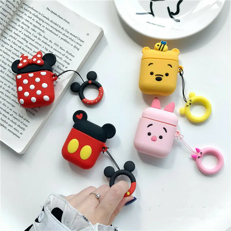 

Cartoon Wireless Bluetooth Earphone Case For Apple AirPods Silicone Charging Headphones Cases For Airpods Protective Cover