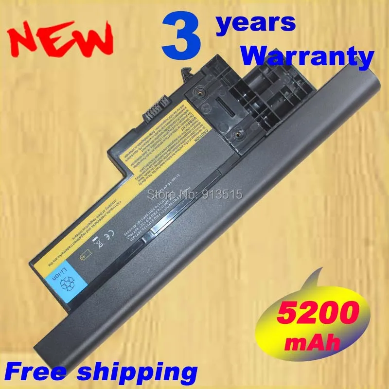 NEW 5200mAh 8 Cell Laptop Battery For IBM ThinkPad X60 X60s X61 X61s Series 40Y6999 40Y7001 40Y7003 42T4505 ASM 92P1170