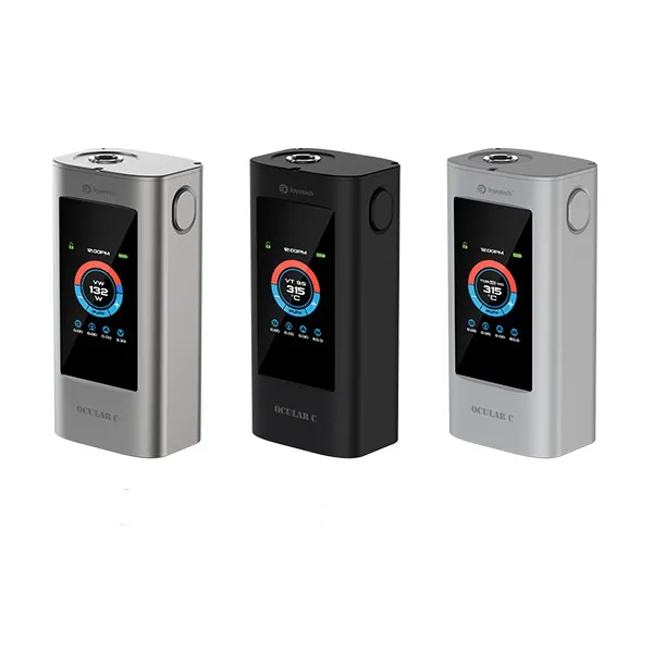 Prix pour D'origine joyetech oculaire c écran tactile mod 150 w boîte de tc batterie bluetooth mémoire capacité 2 GB VS laisimo mod deux pcs 18650 cellules Prix pour D'origine joyetech oculaire c écran tactile mod 150 w boîte de tc batterie bluetooth mémoire capacité 2 GB VS laisimo mod deux pcs 18650 cellules