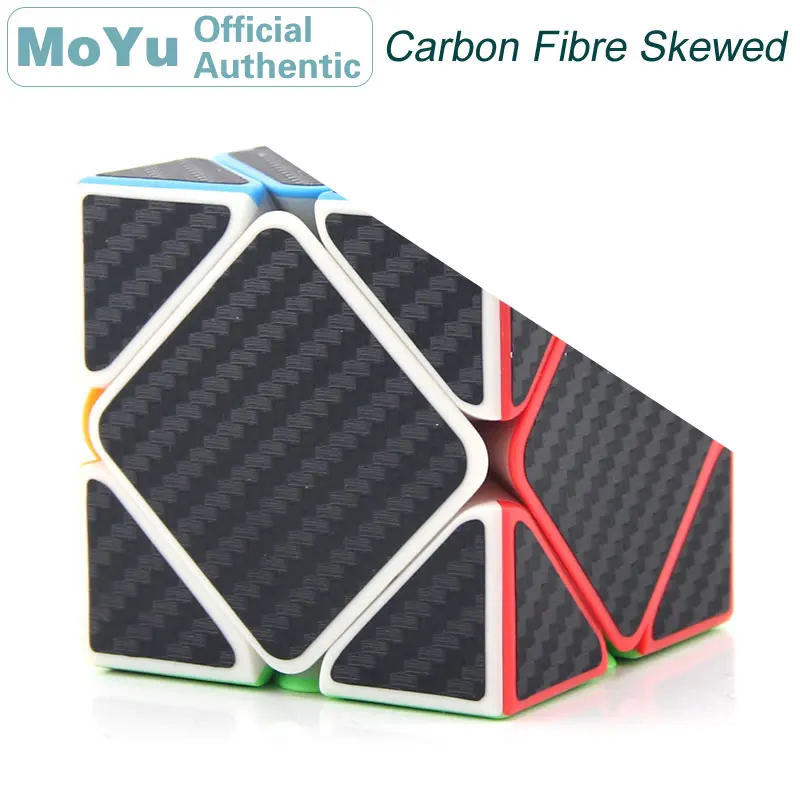 MoYu кубик руб SkewbCube перекос углеродное волокно стикер профессиональный Скорость куб головоломки антистресс Непоседа и