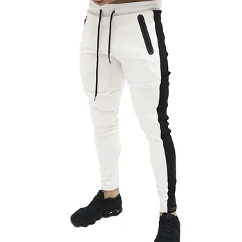 

New Men Joggers Casual Pants Fitness Men Sportswear Tracksuit Bottoms Skinny Sweatpants Trousers Black Gyms Jogger Track Pants