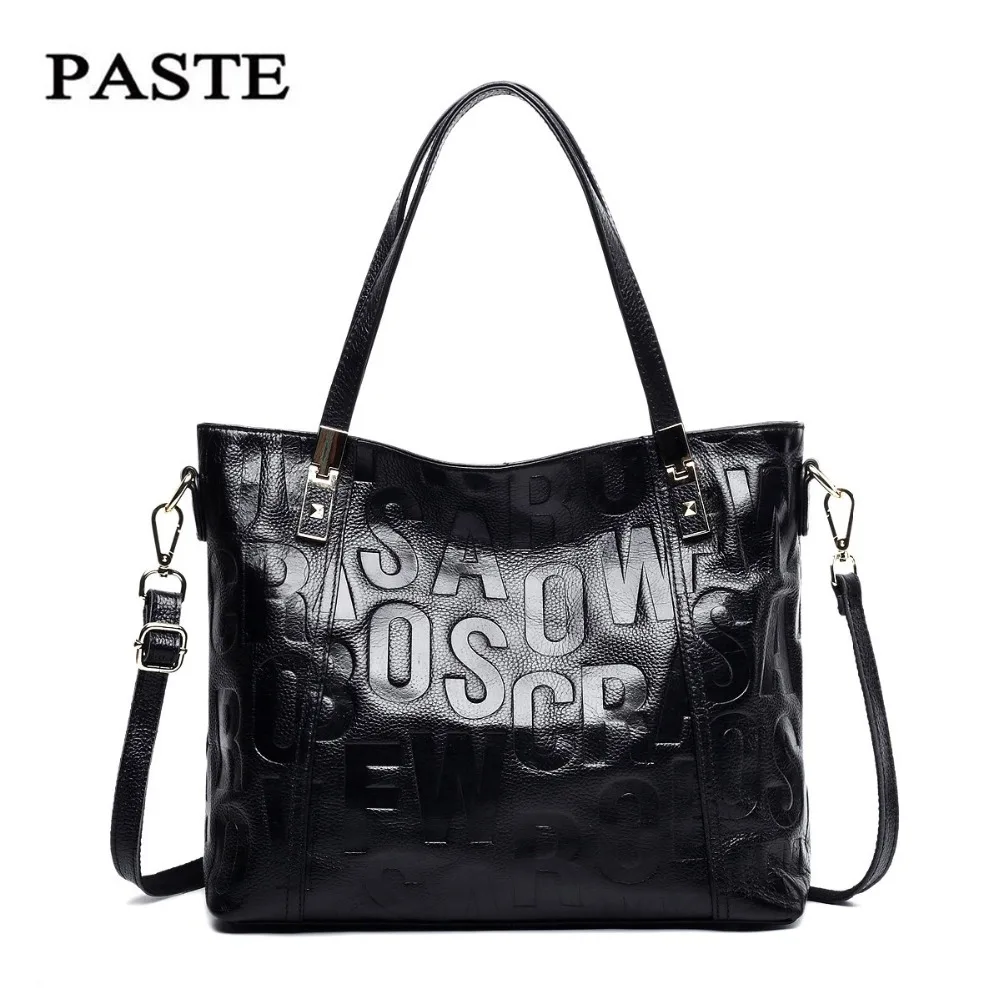 

2019 Autumn and Winter New Fashion Style Women Handbags/ Top Genuine Cow Leather Shoulder bag/Soft Real Natural Cowskin Tote Bag