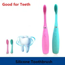 

2018 New USB Charge Ultrasonic Electric Toothbrush Rechargeable Sonic Electric Tooth Brush Silicone Brush Tooth Teeth Heads