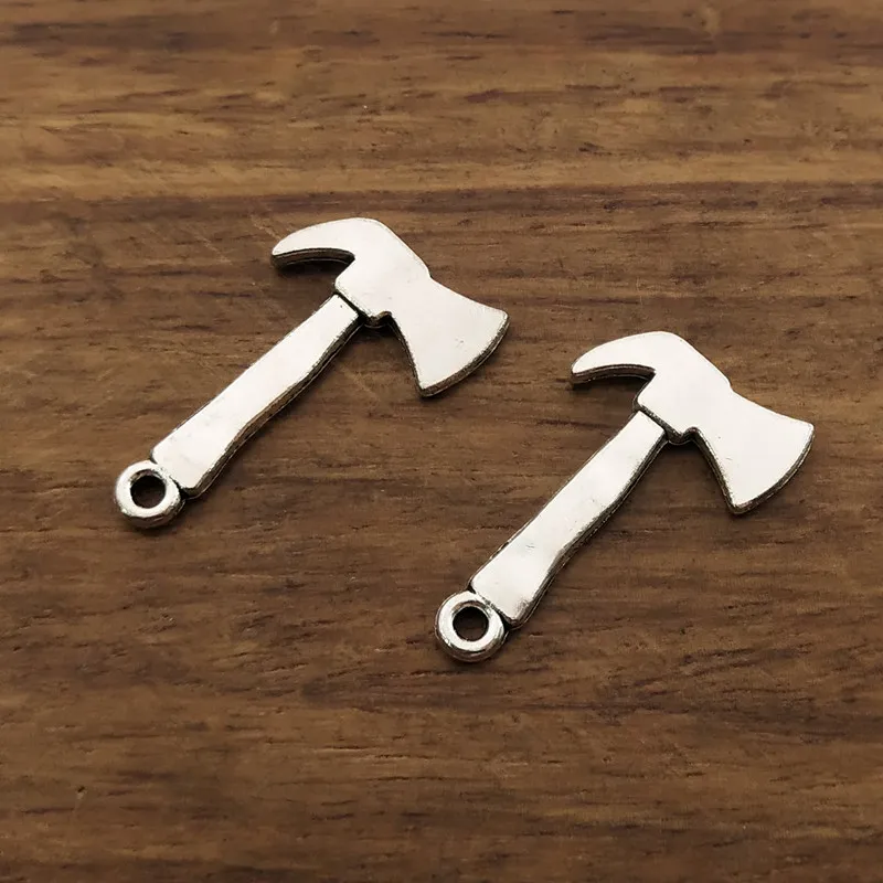 

10pcs Firefighter Axe Charms 27x15mm Tibetan Silver Plated Pendants Antique Jewelry Making DIY Handmade Craft
