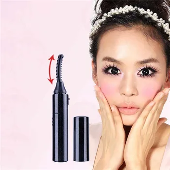 

10PCS Portable Curved Brush Beauty Tools Electric Heated Eye Lashes Perm Eyelash Curler