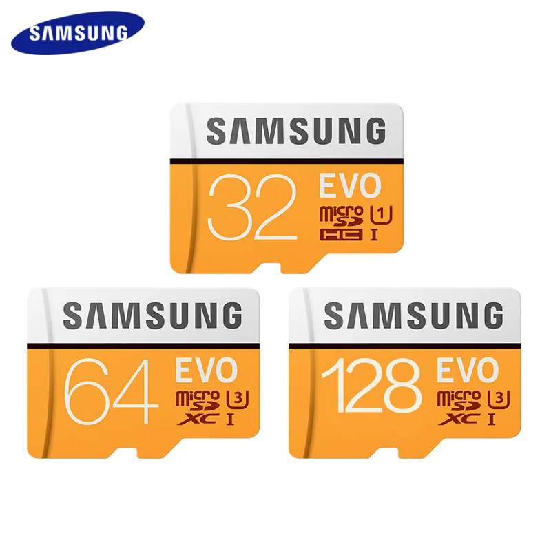 SAMSUNG карта памяти Micro SD 32 Гб 64 Гб 128 Гб карта памяти Class 10 карты памяти Microsd карта 32 Гб SDHC/SDXC карты TF карт C10 U3 U1 модуль памяти Transflash карты SD