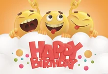 Laeacco Baby Birthday Party Cartoon Figure Child Poster Portrait Photography Backgrounds Photo Backdrops Photocall Photo Studio