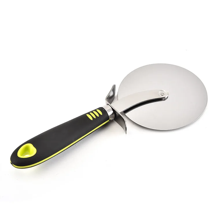 1 Pc Round Pizza Cutter Stainless Steel 3 Sizes Handle Pizza Knife Cutter Pastry Pasta Dough Kitchen Baking Tools High Quality