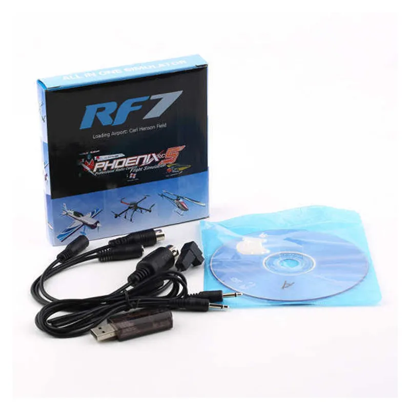 

22 in 1 RC USB Flight Simulator Cable for Realflight G7 / G6 G5.5 G5 Phoenix 5.0