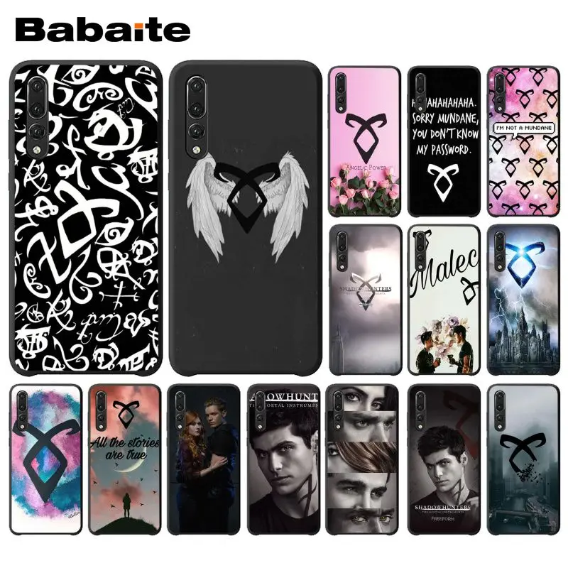 

Babaite shadowhunters Coque Shell Phone Case for Huawei P20 Mate20 Lite Honor Play 8A 8C 7C 5A Y6 Y5 II Psmart