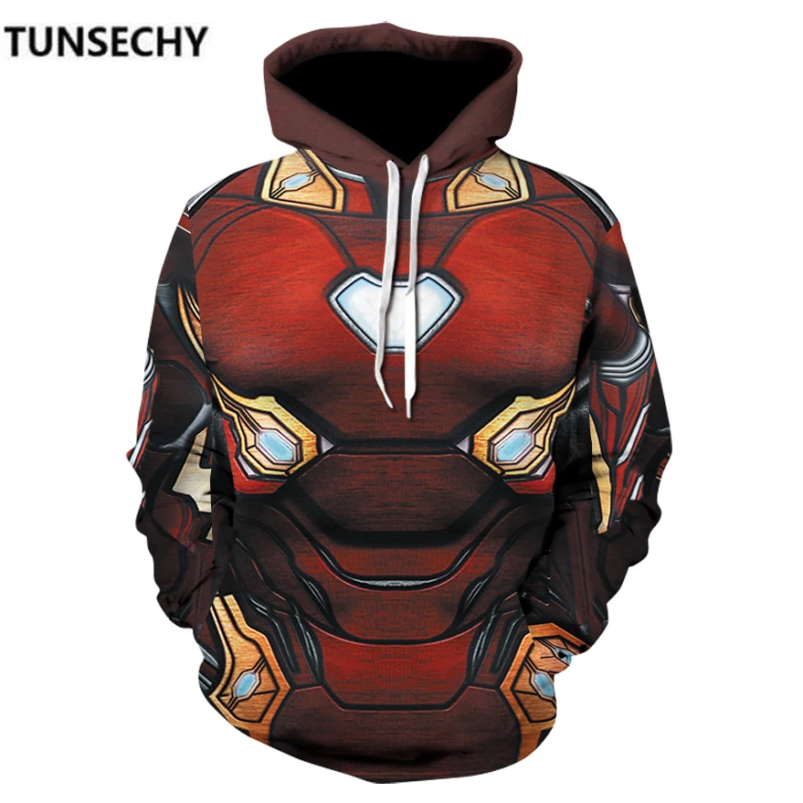 

TUNSECHY Avengers Alliance 3 Hoodies iron man movie infinite war Europe man Hoodies & Sweatshirts Wholesale and retail