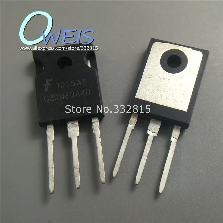 10PCS G30N60A4 HGTG30N60A4D 30N60 TO 247 FAIRCHILD 600V, SMPS Series N ...