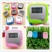 ЖК-дисплей экран электронный шагомер Цифровой Счетчик калорий и шагов Бег Фитнес Бег шаговой дистанции шагомеры