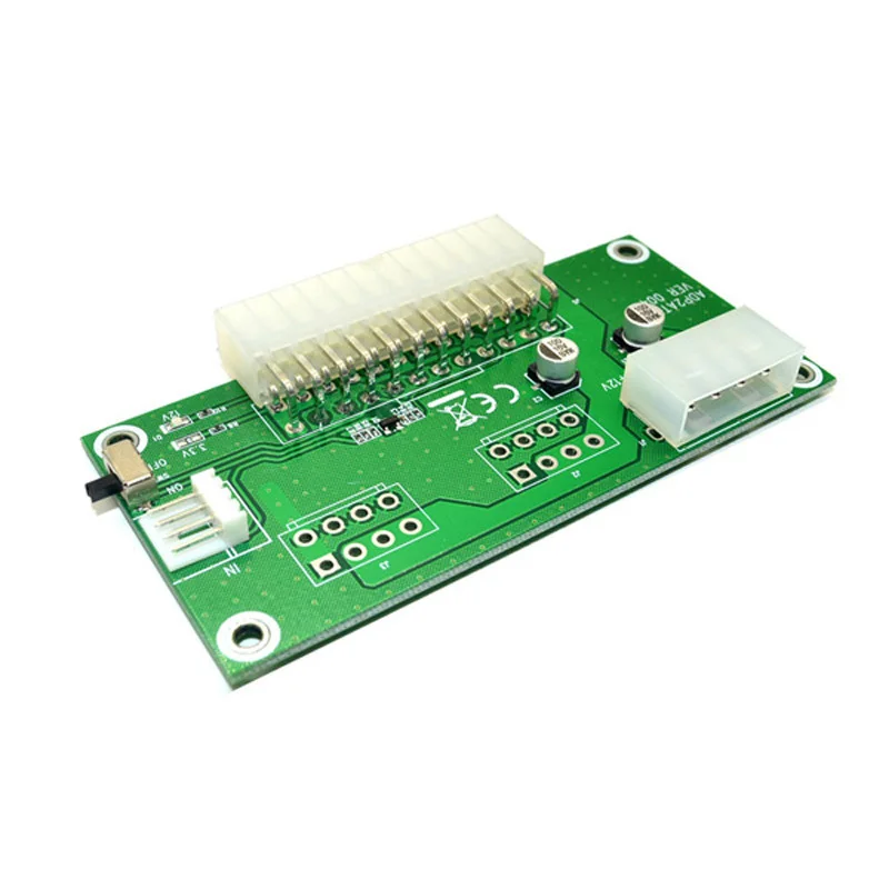 PC سطح المكتب ATX 24Pin المزدوج PSU امدادات الطاقة مزامنة كاتب موسع كابل ل BTC مينر BTC التعدين توسيع ديد