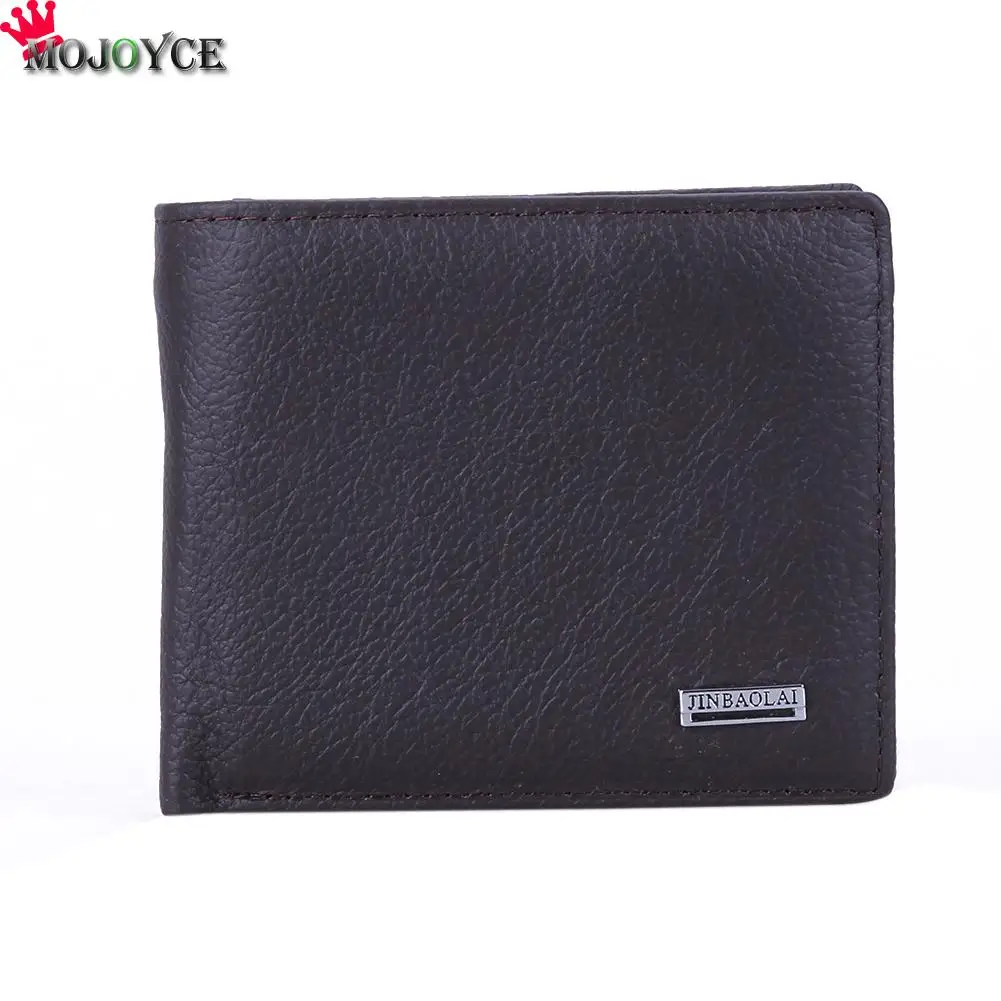 

Head Layer Cowhide Leather Men Wallet Fashion Coin Pocket Brand Two Fold Design Men Purse High Quality Male Card ID Holder