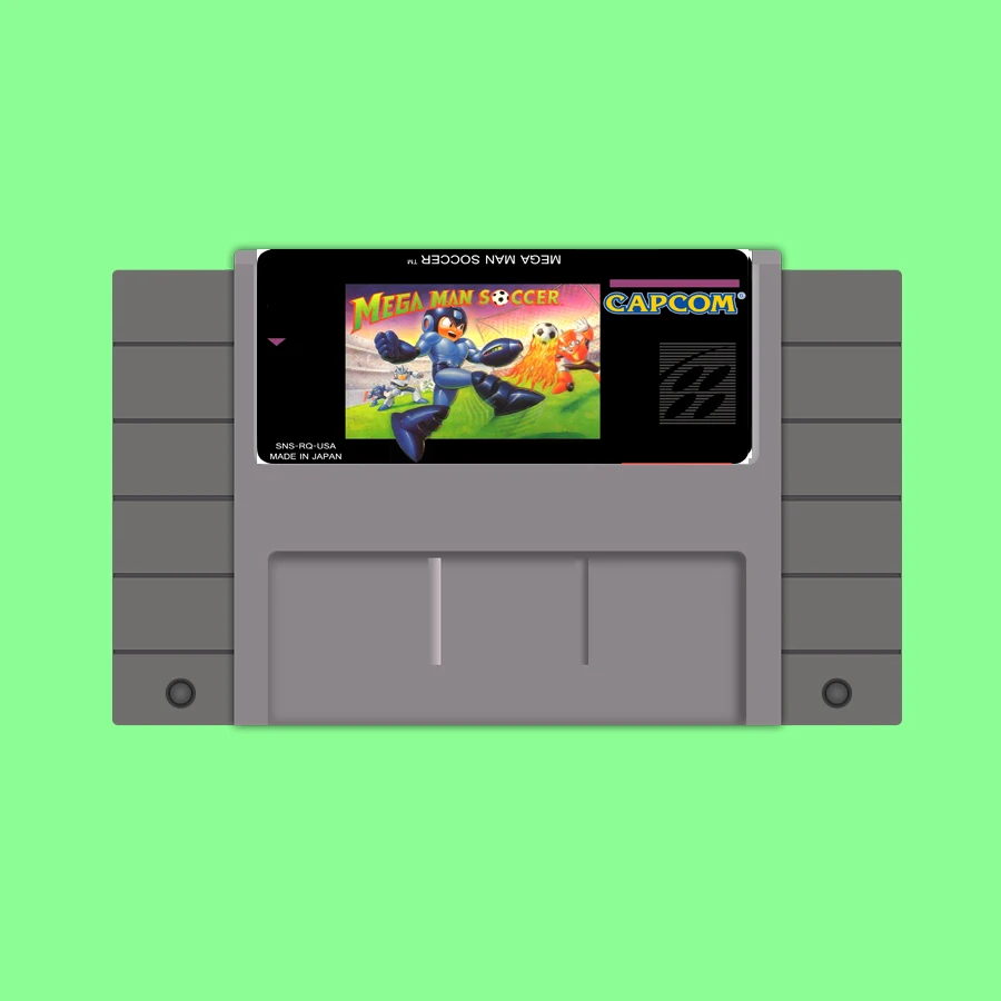

New arrival 16bit super game card Mega Man Soccer