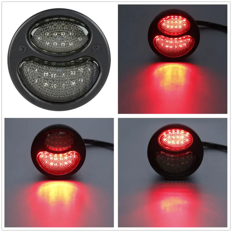 Integrated Taillight Brake Running Light For Harley Cruiser Cafe Racer