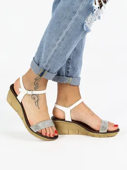 

Wedge sandals rhinestone