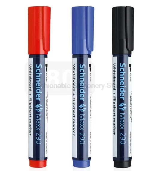 

4 Pcs/Lot Schneider Maxx290 4 color ink 1-3mm Large ink capacity waterproof Not volatile whiteboard marker pen School Office